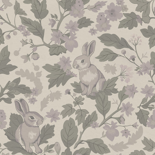 Waldgarten - staubige Lavendel Wallpaper⁠