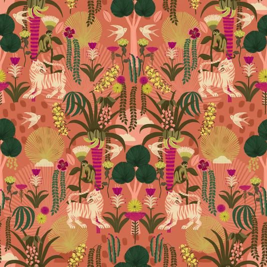 Fond d'écran du jardin de tigre tropical⁠