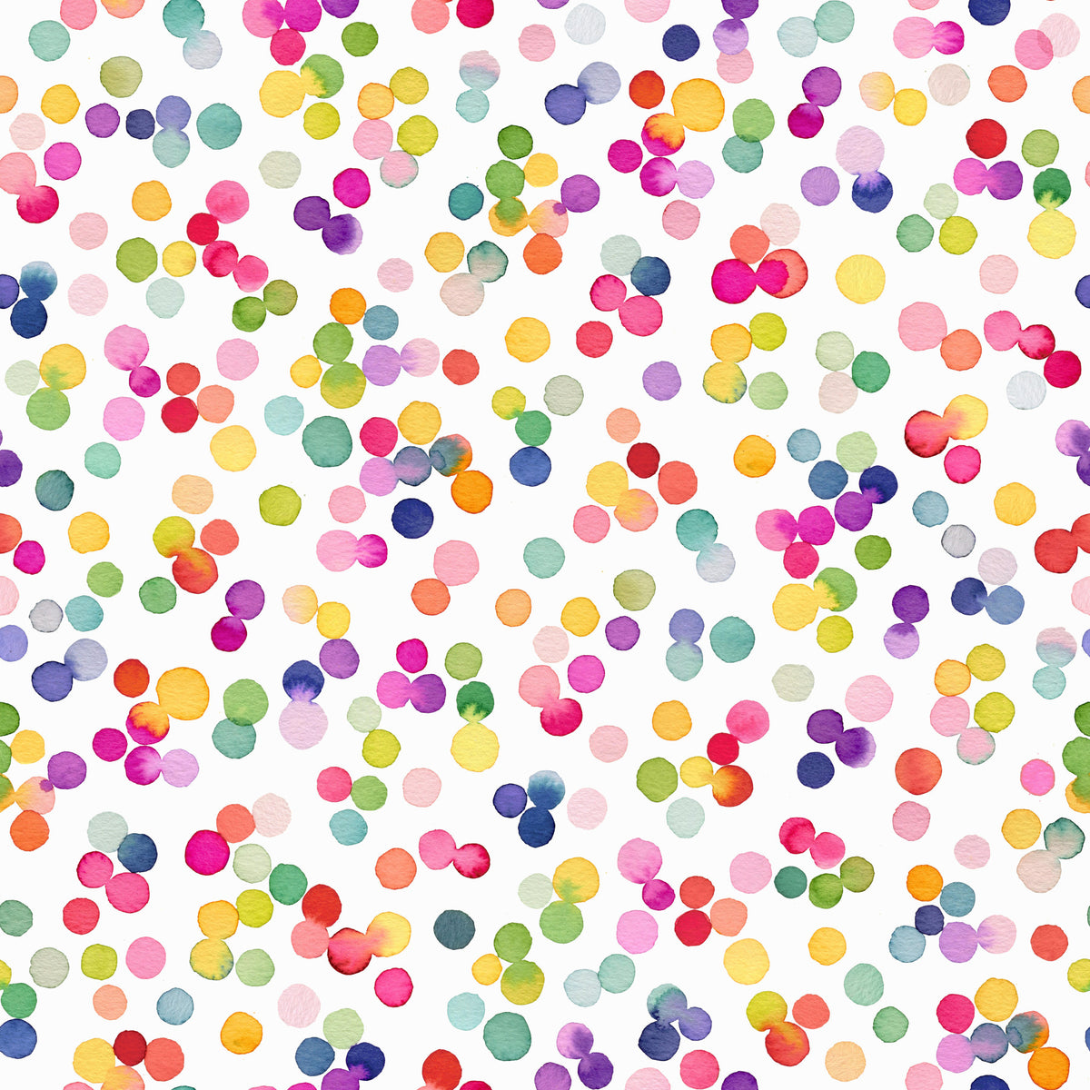 Confetti Festive Colorful Dots Wallpaper⁠ in your room — zoomed