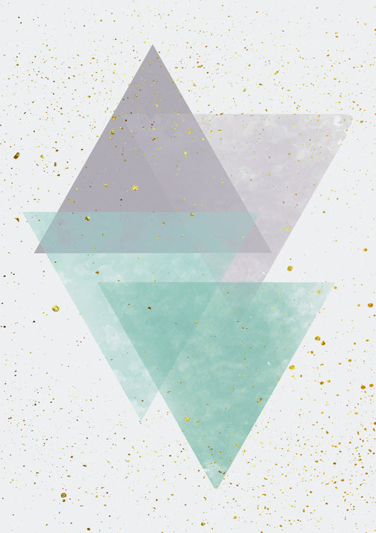 Serene Geometry Wall Mural