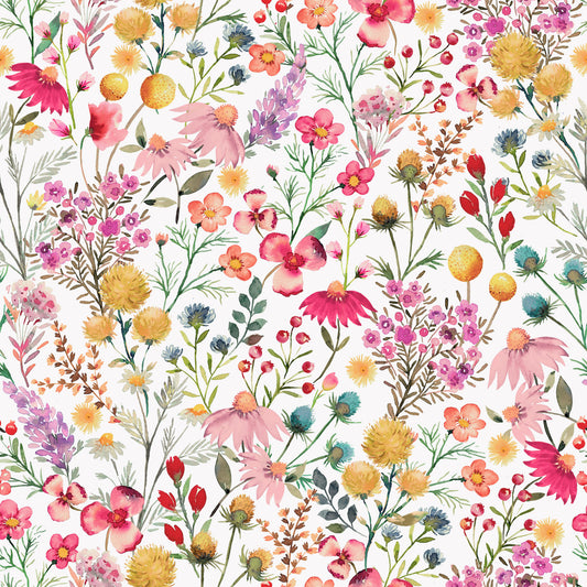 Delicate Botanical Dry Flowers Wallpaper⁠
