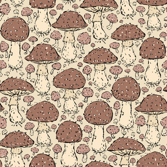 Mushroomcore - Mocha Mousse și Imagini de fundal bej⁠