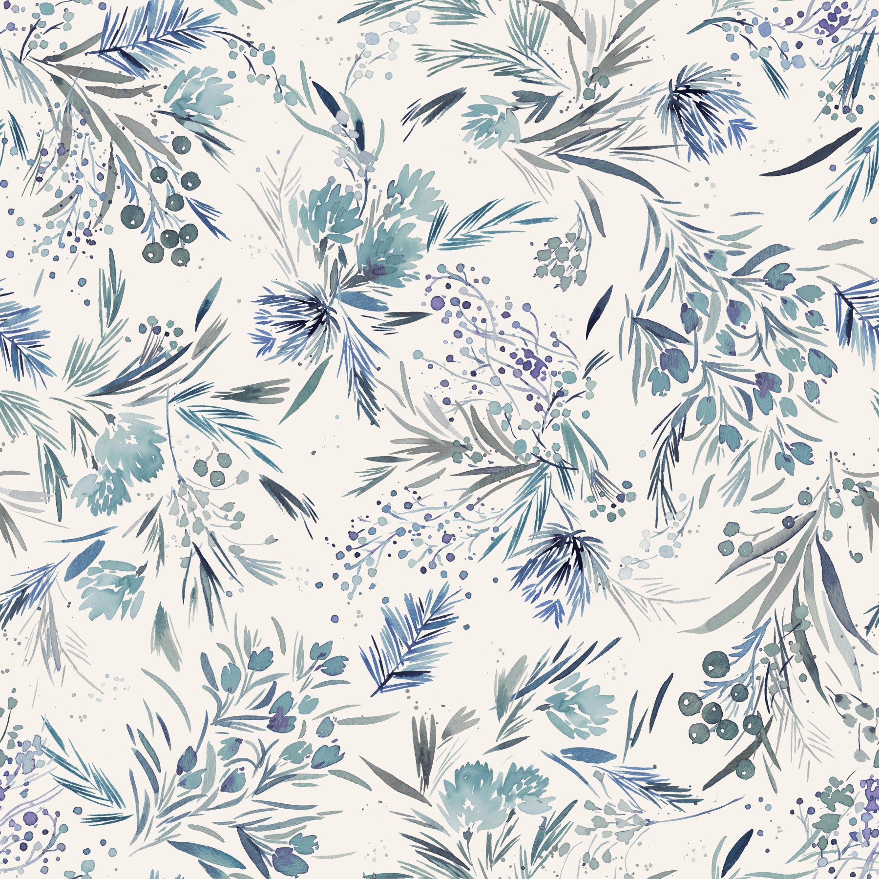 Festliche Blumenmindestpflanzen Blau Tapete⁠