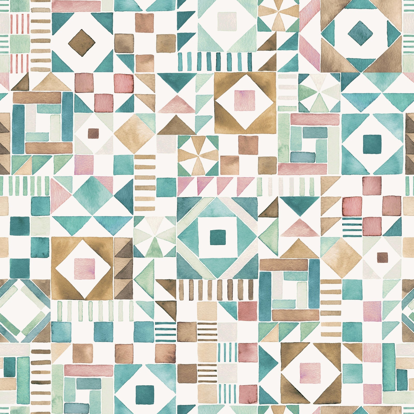 Geometric Tiles  Wallpaper⁠