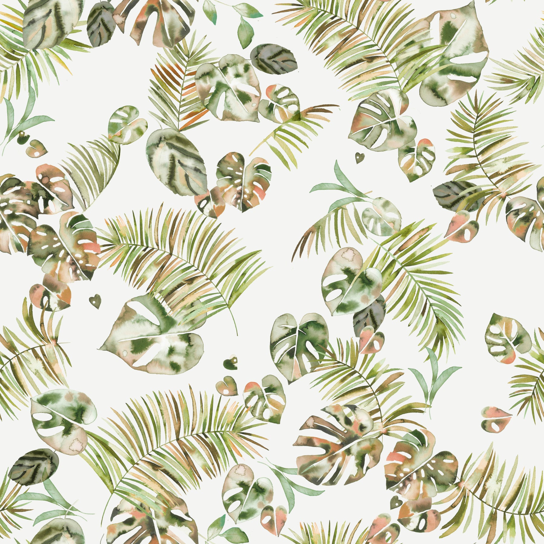 Jungle Tropical Leaves Wallpaper⁠