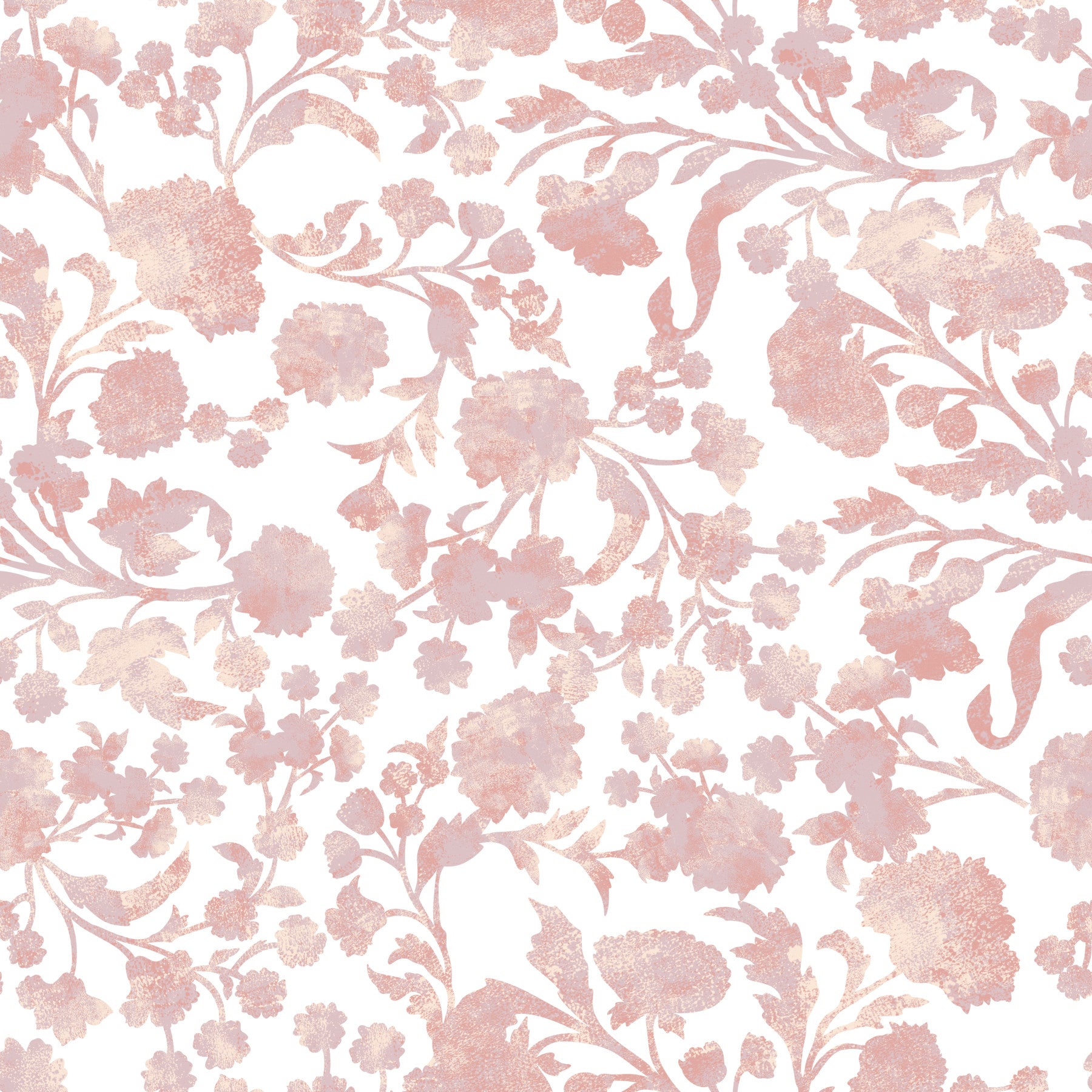Dusty Rose Garden Wallpaper⁠ in your room — zoomed
