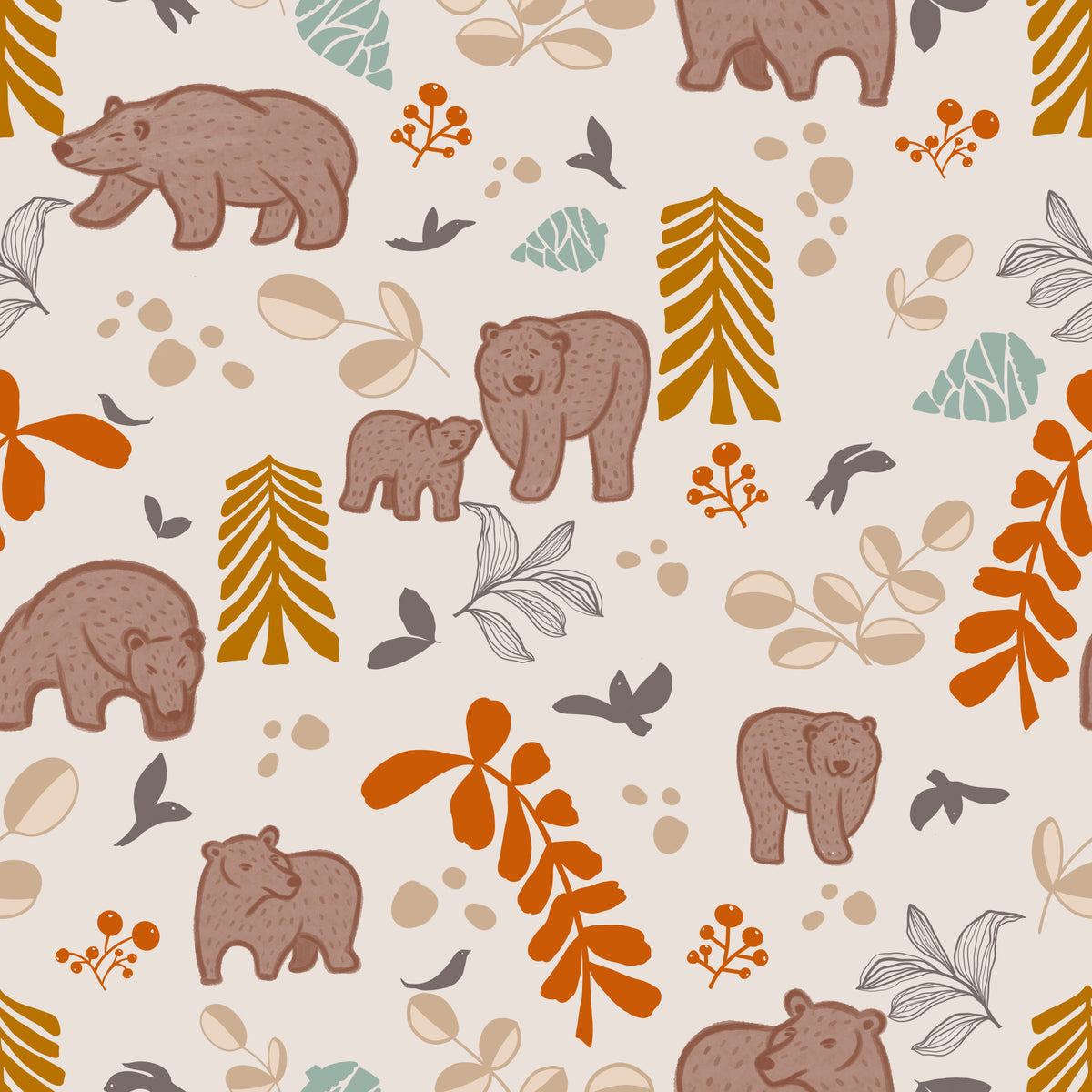 Woodland Friends Taustakuva⁠ in your room
