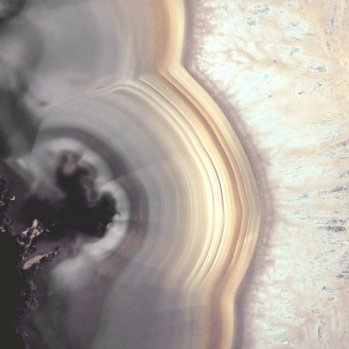 Taupe Agate Wall Mural in your room — zoomed
