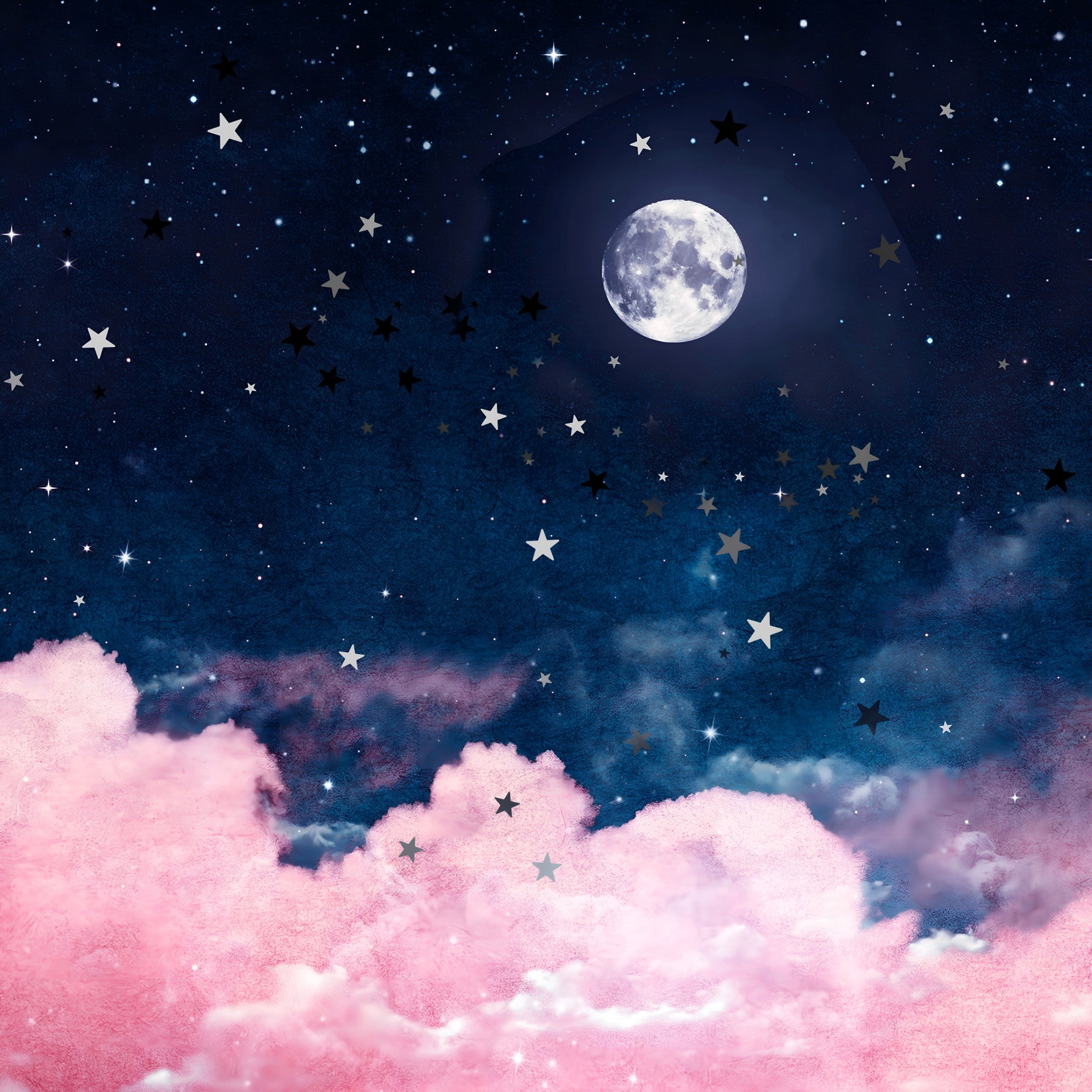 Sweet Moon Night Mur Mural