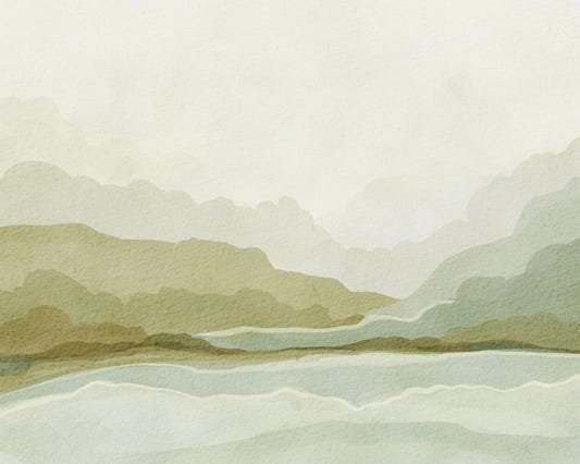 Misty Mountain Majesty Wall Wandbild