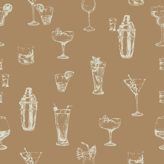 Cocktail Hour Chic Wallpaper⁠