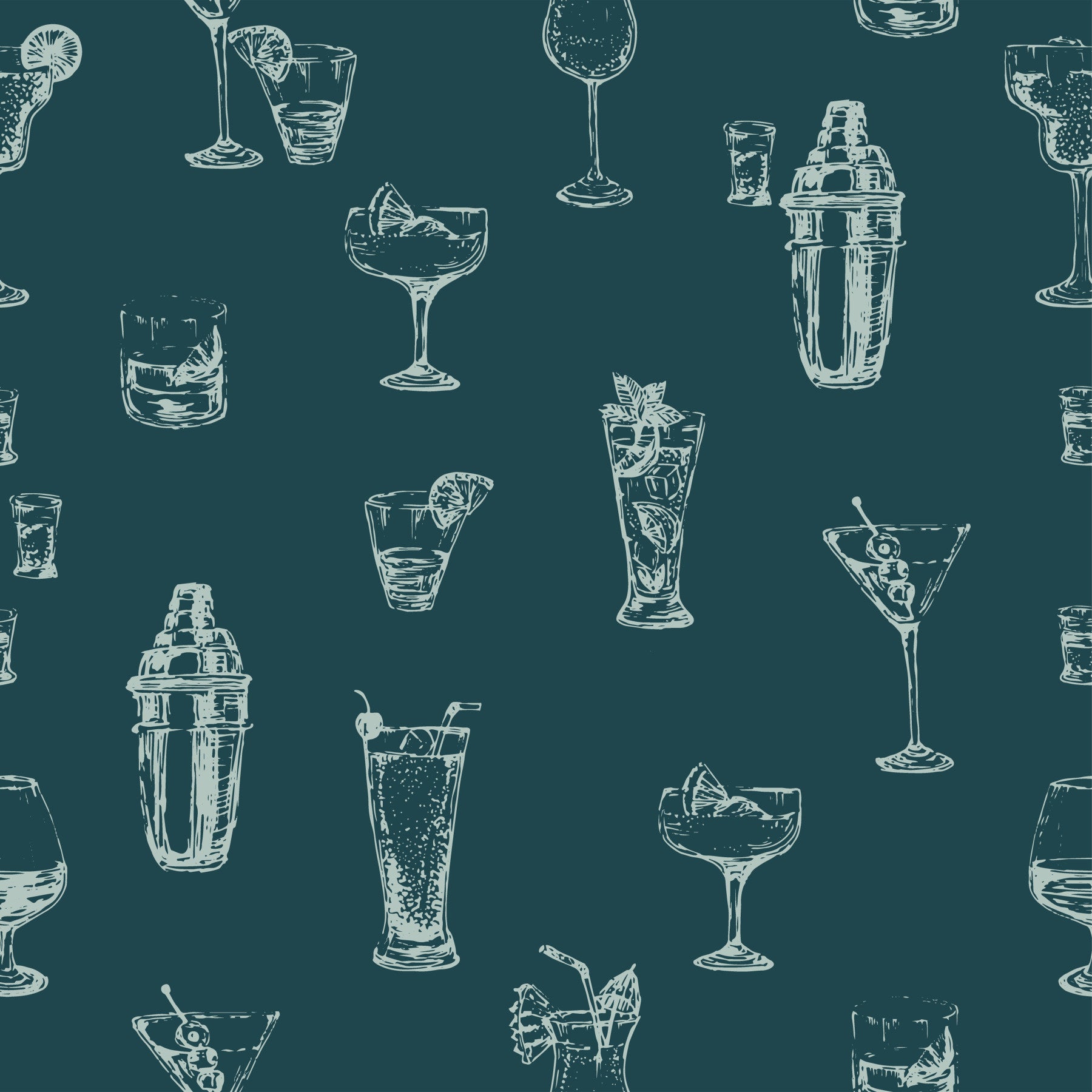 Cocktailduken tapet⁠