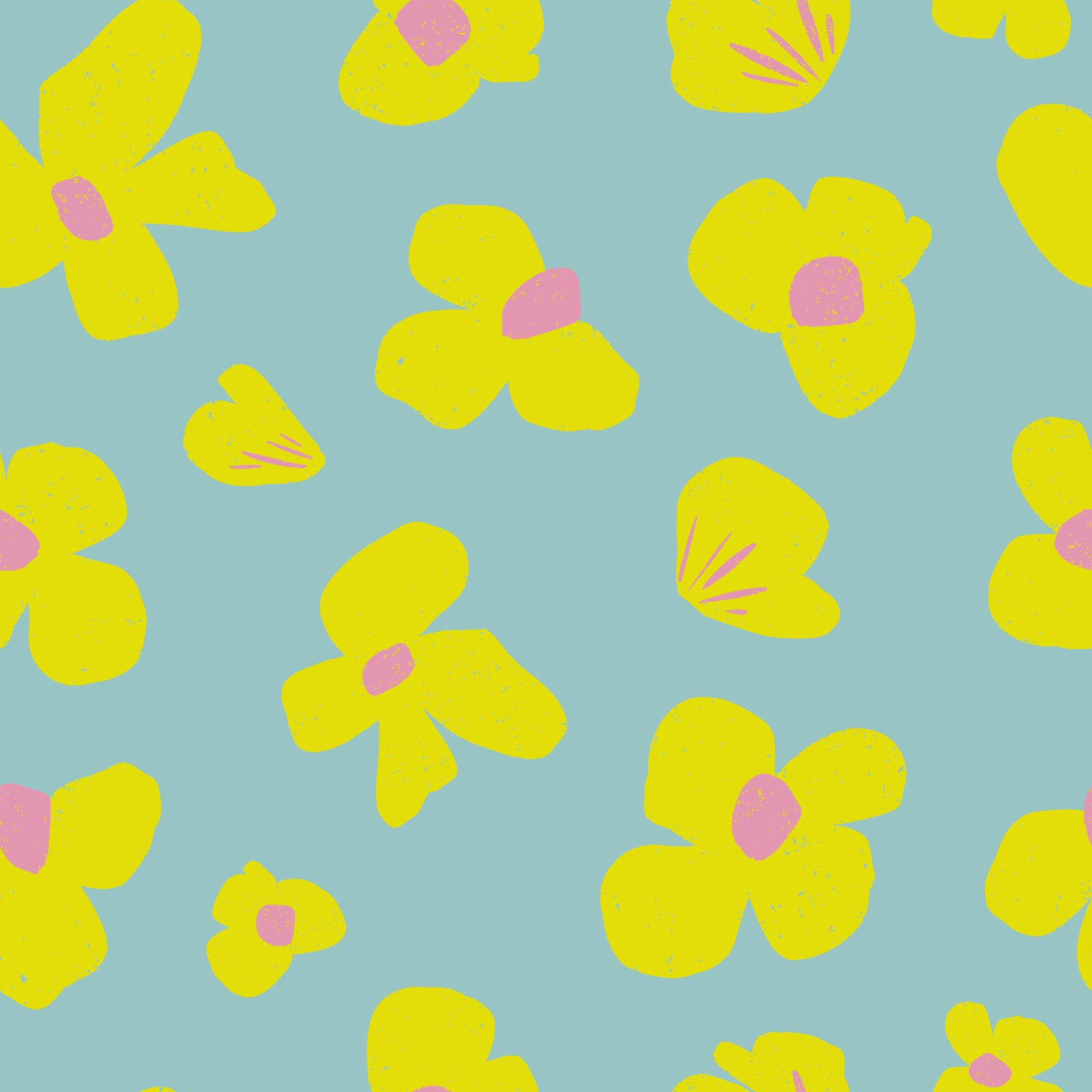 Sunshine Daisies Wallpaper⁠ in your room — zoomed