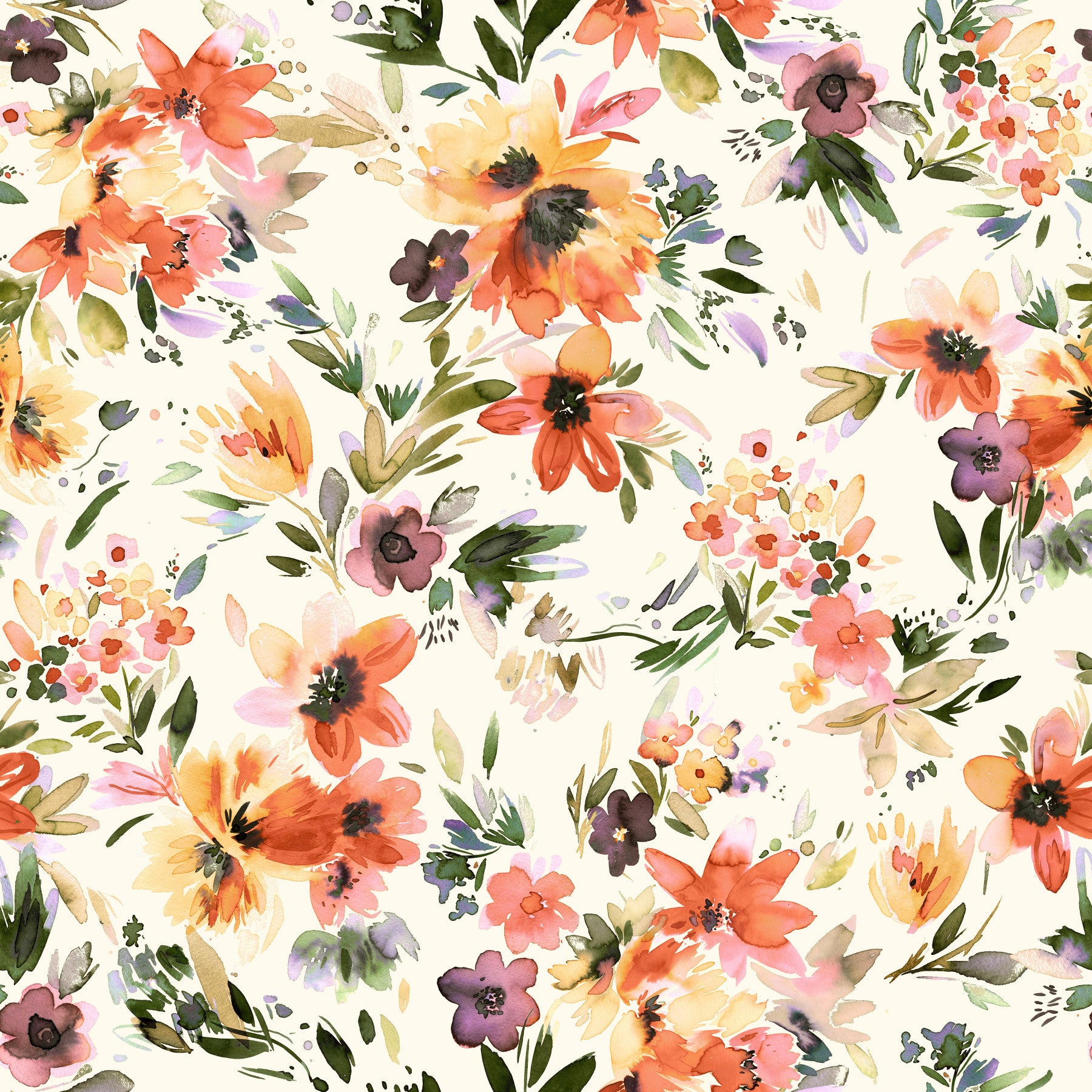 Tropische Blumen Wallpaper⁠