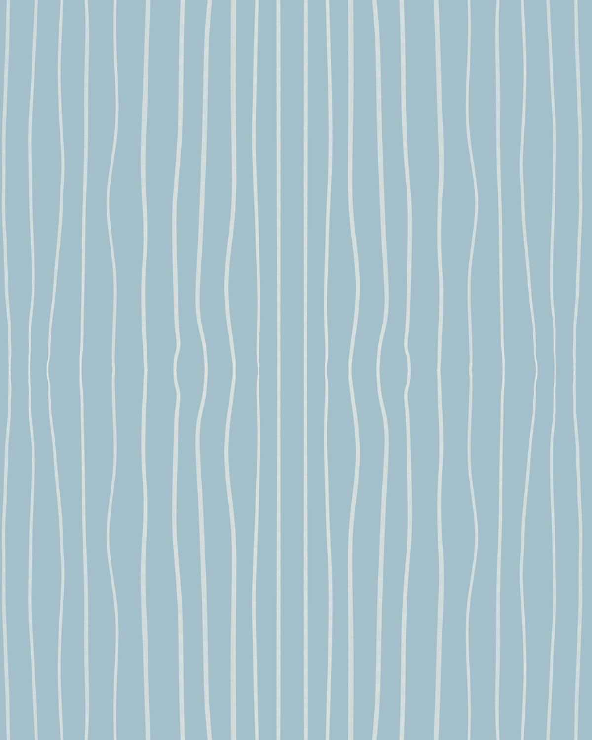 organische blauwe lijnen behang⁠ in your room — zoomed