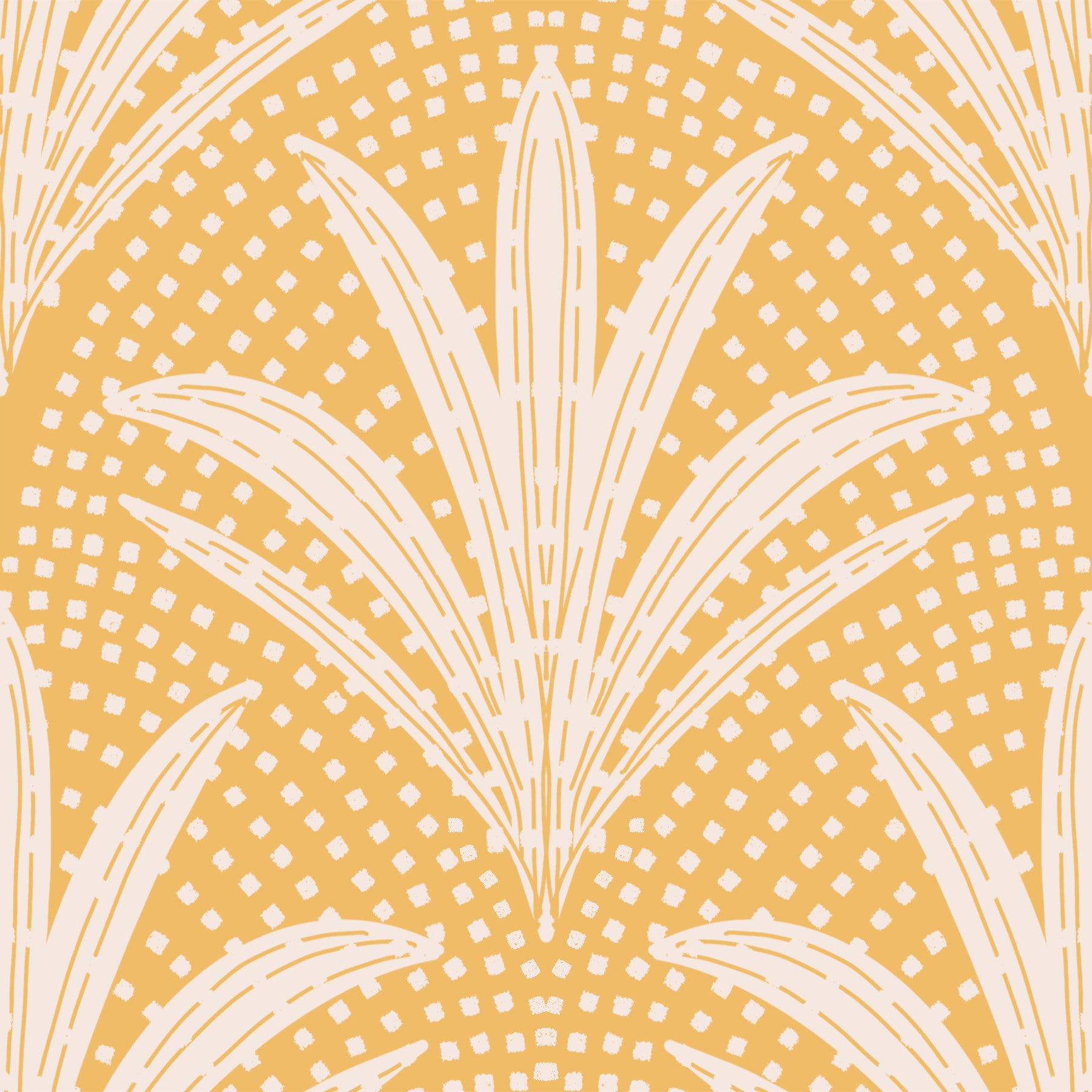 Boho rustykalny blask palmowy złota ochra tapeta ⁠ in your room — zoomed