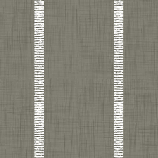 Modern Boho Serenity Stripes Muted Grey  Wallpaper⁠