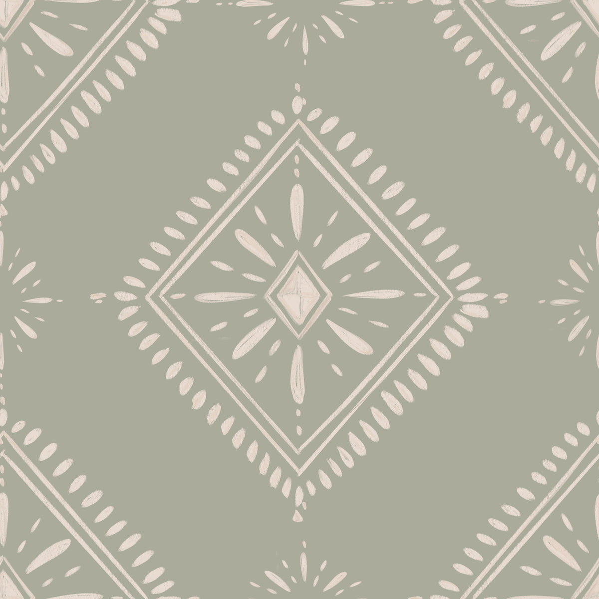 Bohemian Diamonds Wallpaper⁠ in your room — zoomed
