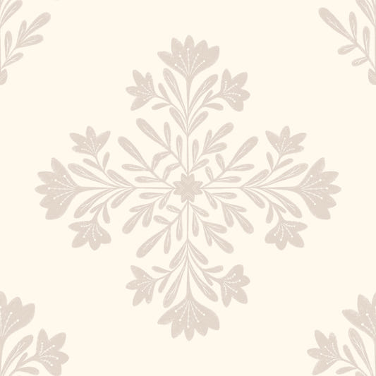 Botanisk damask tapet⁠