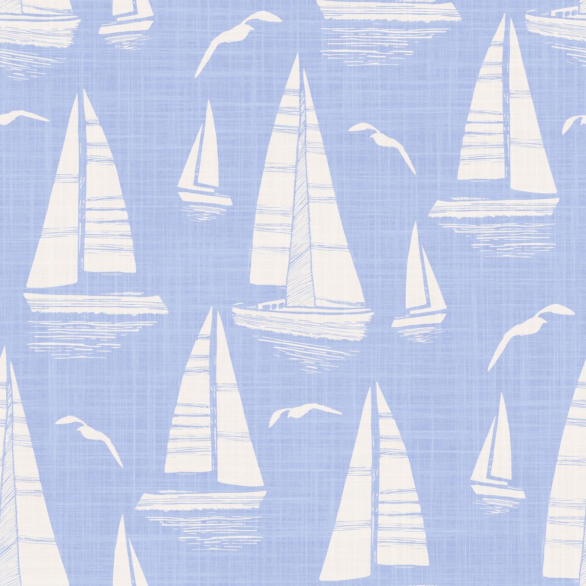 Regate en bord de mer avec des mouettes in your room