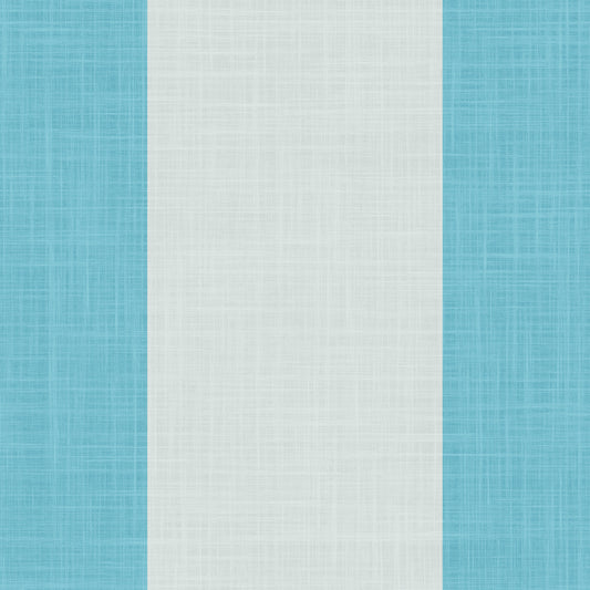 Mediterranean Coastal Stripes Turquoise & Mint  Wallpaper⁠