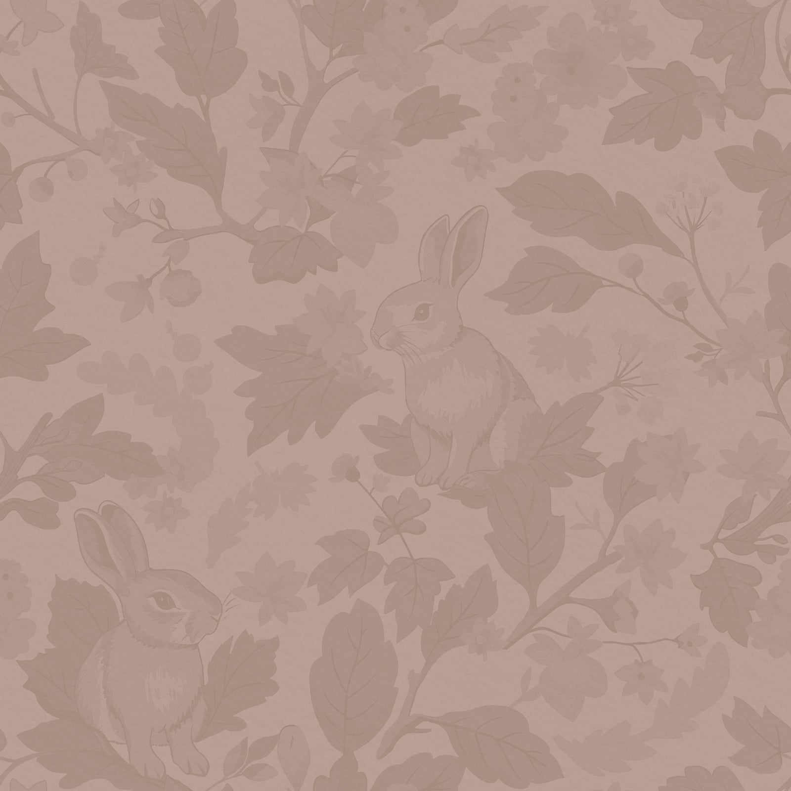 Woodland Garden - Fond d'écran blush vintage solide⁠