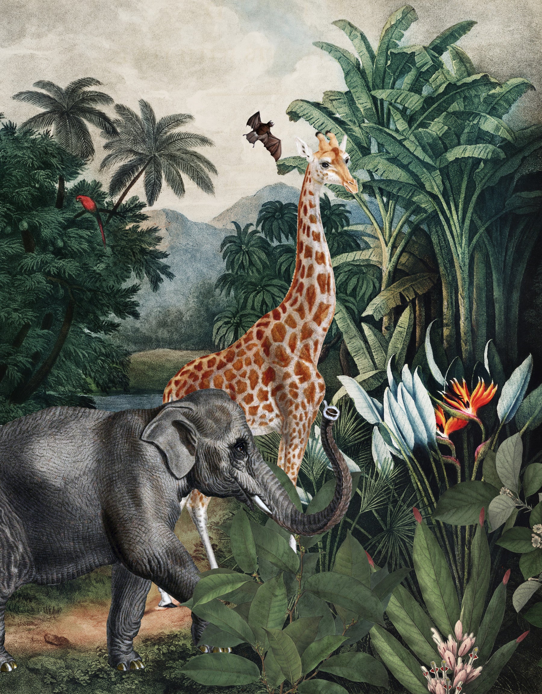 Exotic Eden Wall Mural