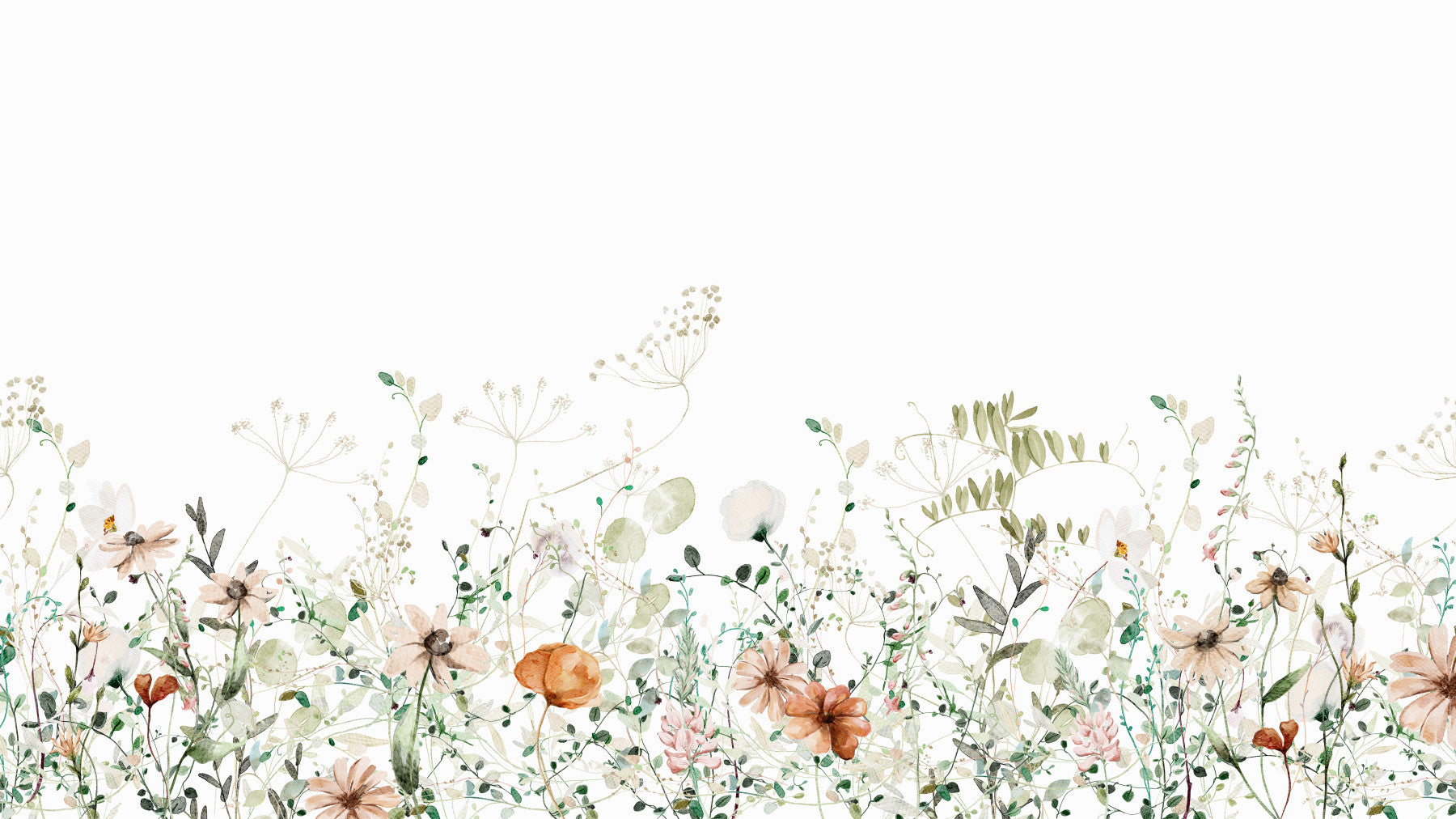 Viskningar av Meadow Wall Mural in your room — zoomed