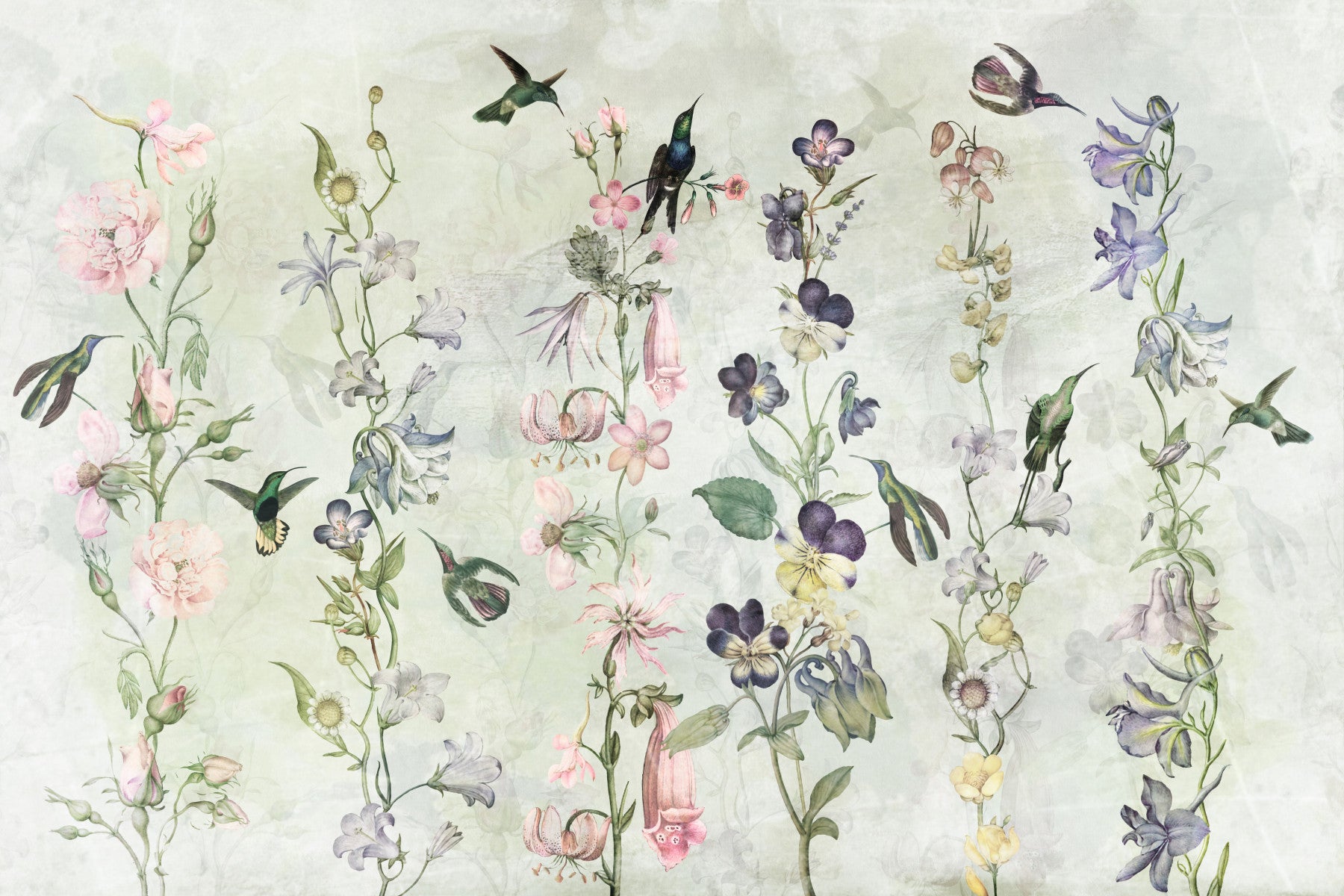 Garden serein Escape Mur Mural in your room — zoomed