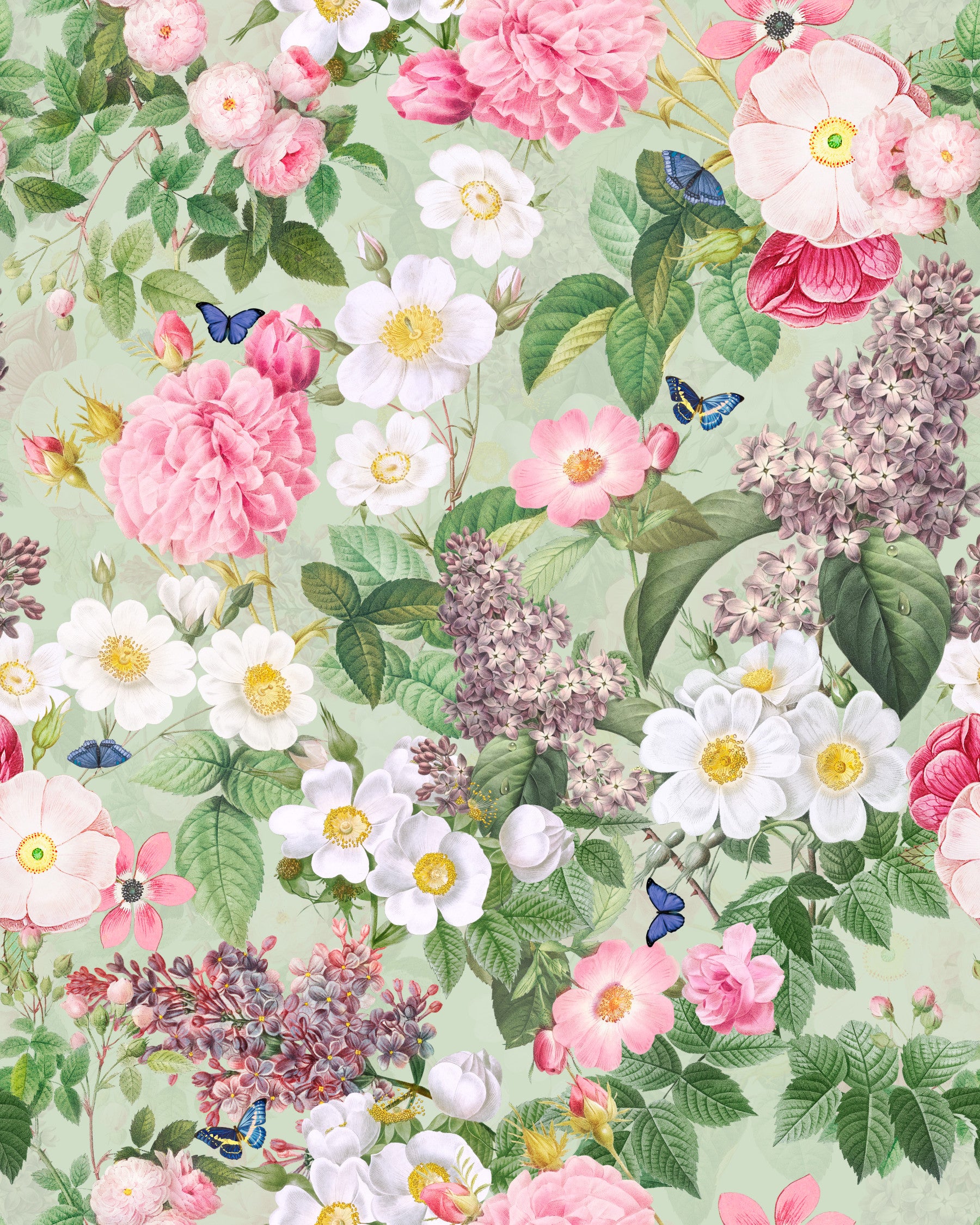 Spokojna tapeta ogrodowa botaniczna⁠