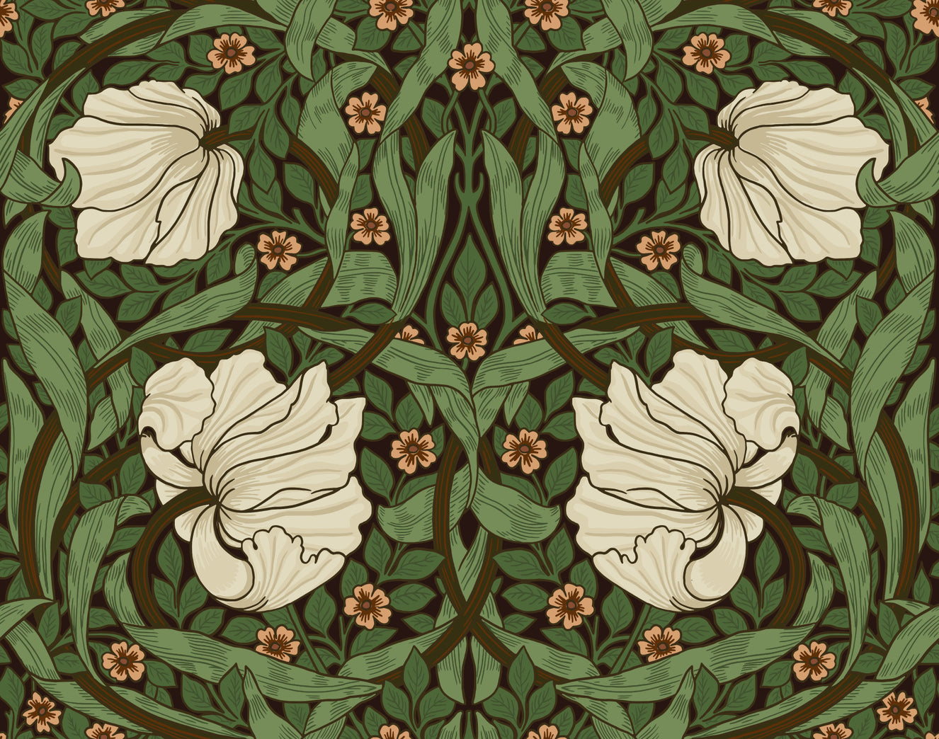 Pimpernel By William Morris  Wallpaper⁠