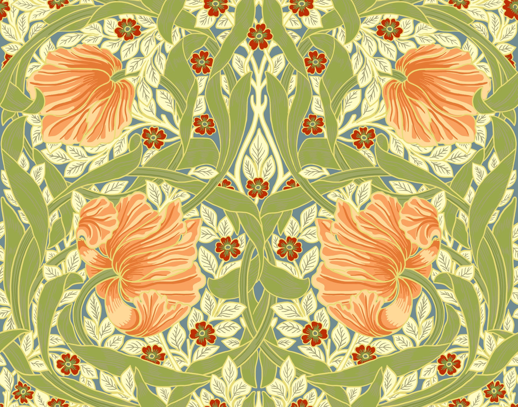 Pimpernel par William Morris 8 Wallpaper⁠