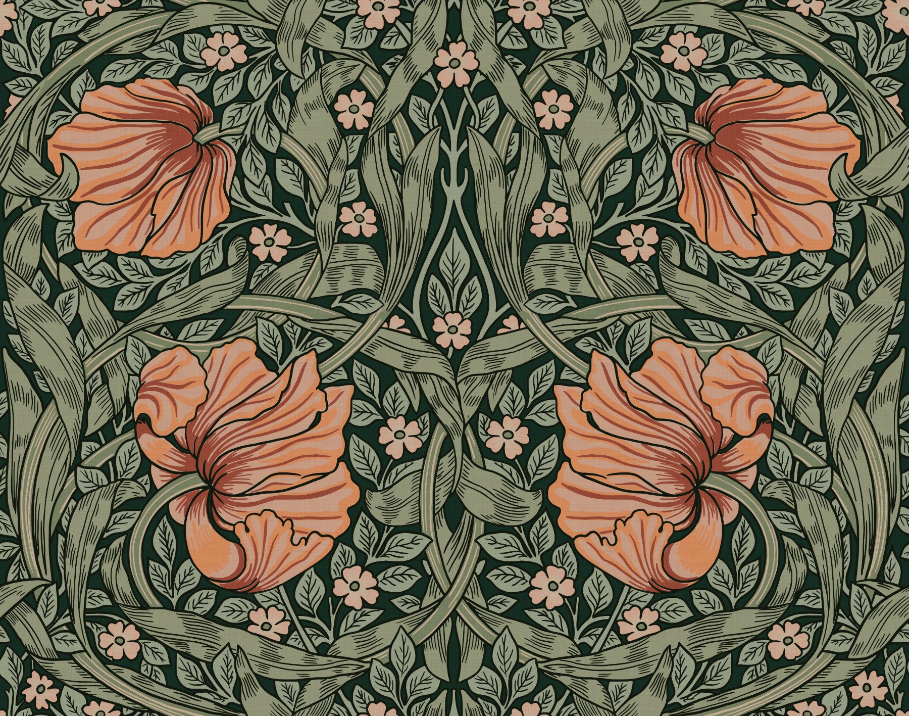Pimpernel von William Morris 24 Wallpaper⁠
