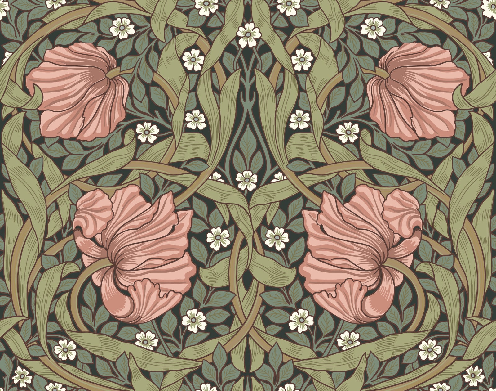 Pimpernel av William Morris 26 Wallpaper⁠