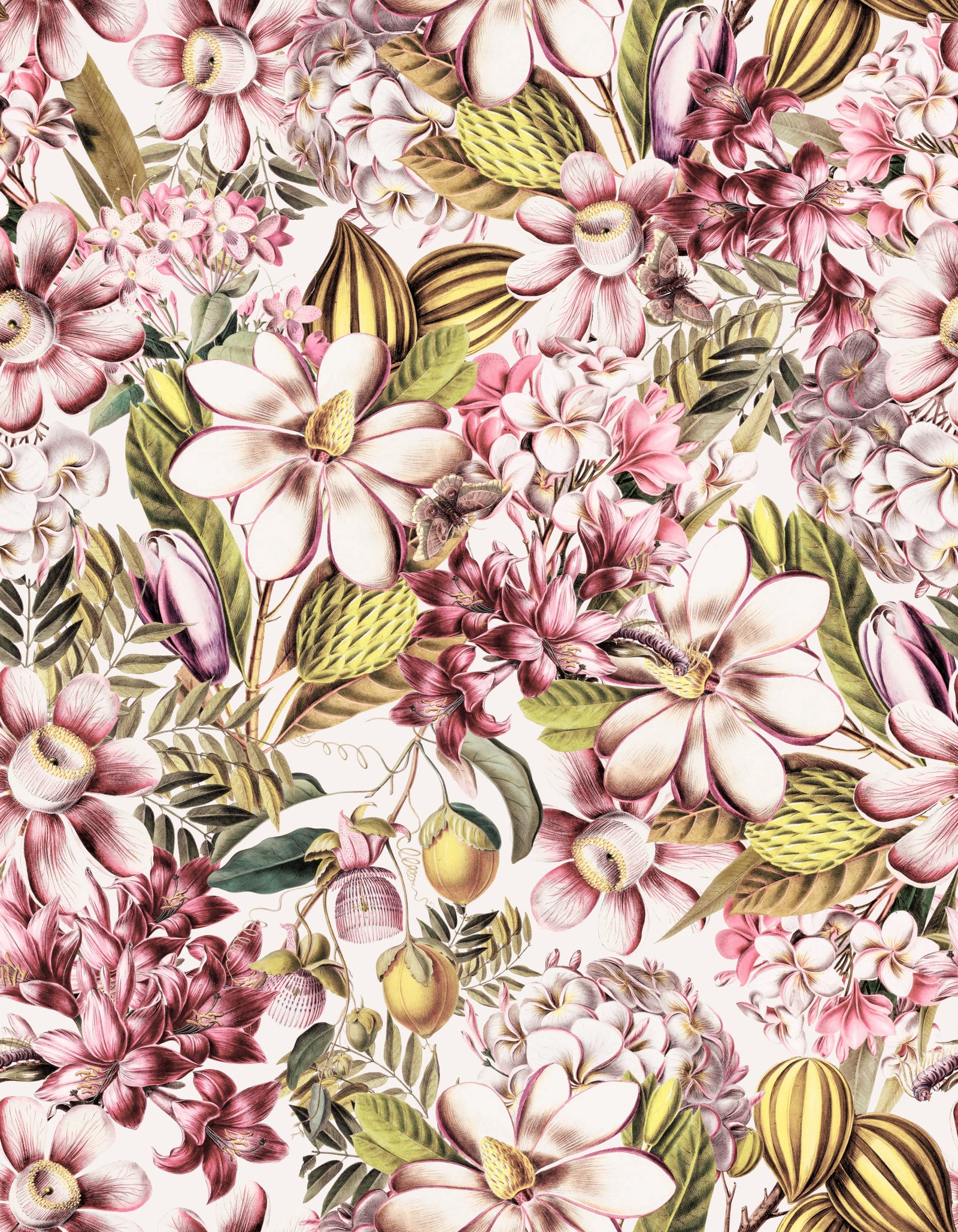 Vintage Botanical Garden Wallpaper⁠