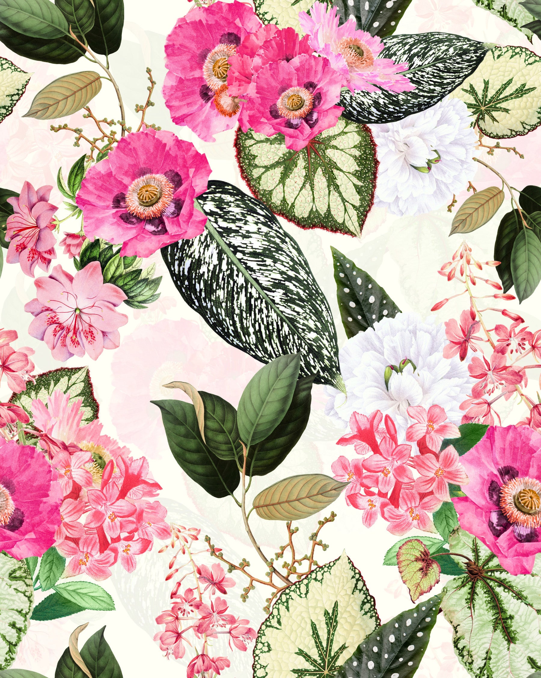 Botanisk rhapsody tapet⁠