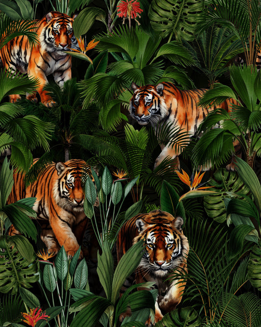 Tiger in Paradise Wallpaper⁠