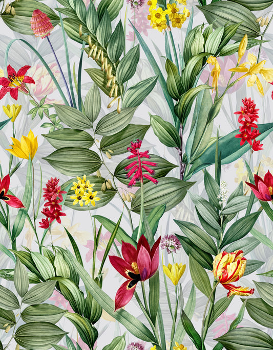 Vibrant Garden Bloom Wallpaper⁠
