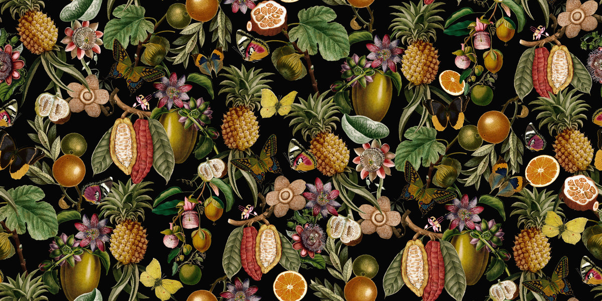 Sfondo di rhapsody botanico tropicale⁠