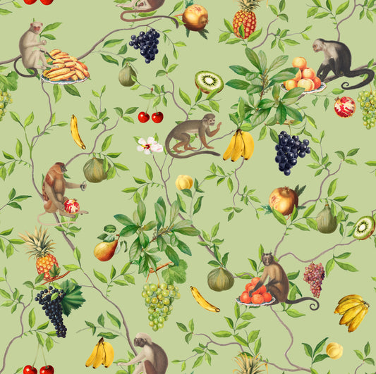 Affen & tropische Früchte Freude Wallpaper⁠