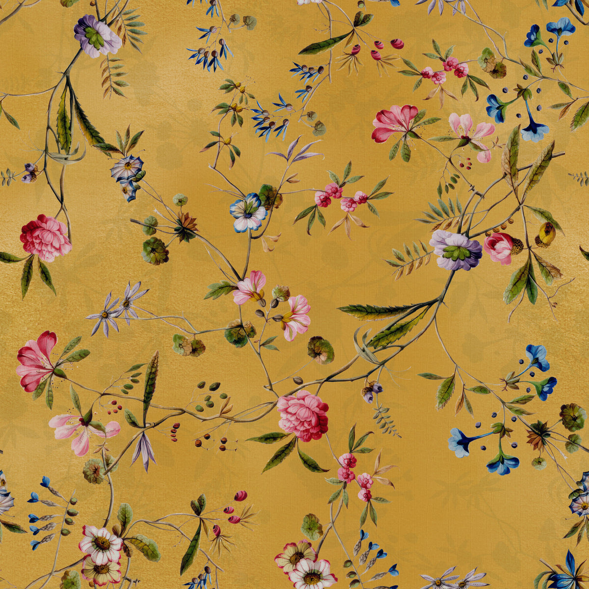 Whispers of Chinoiserie Wallpaper⁠ in your room — zoomed