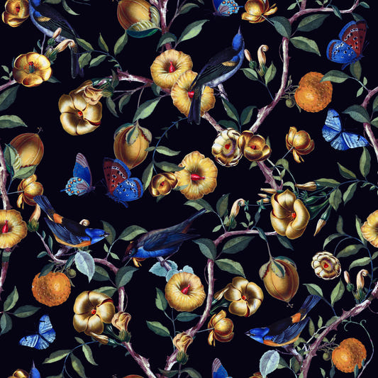 Fond d'écran de jardin nocturne⁠
