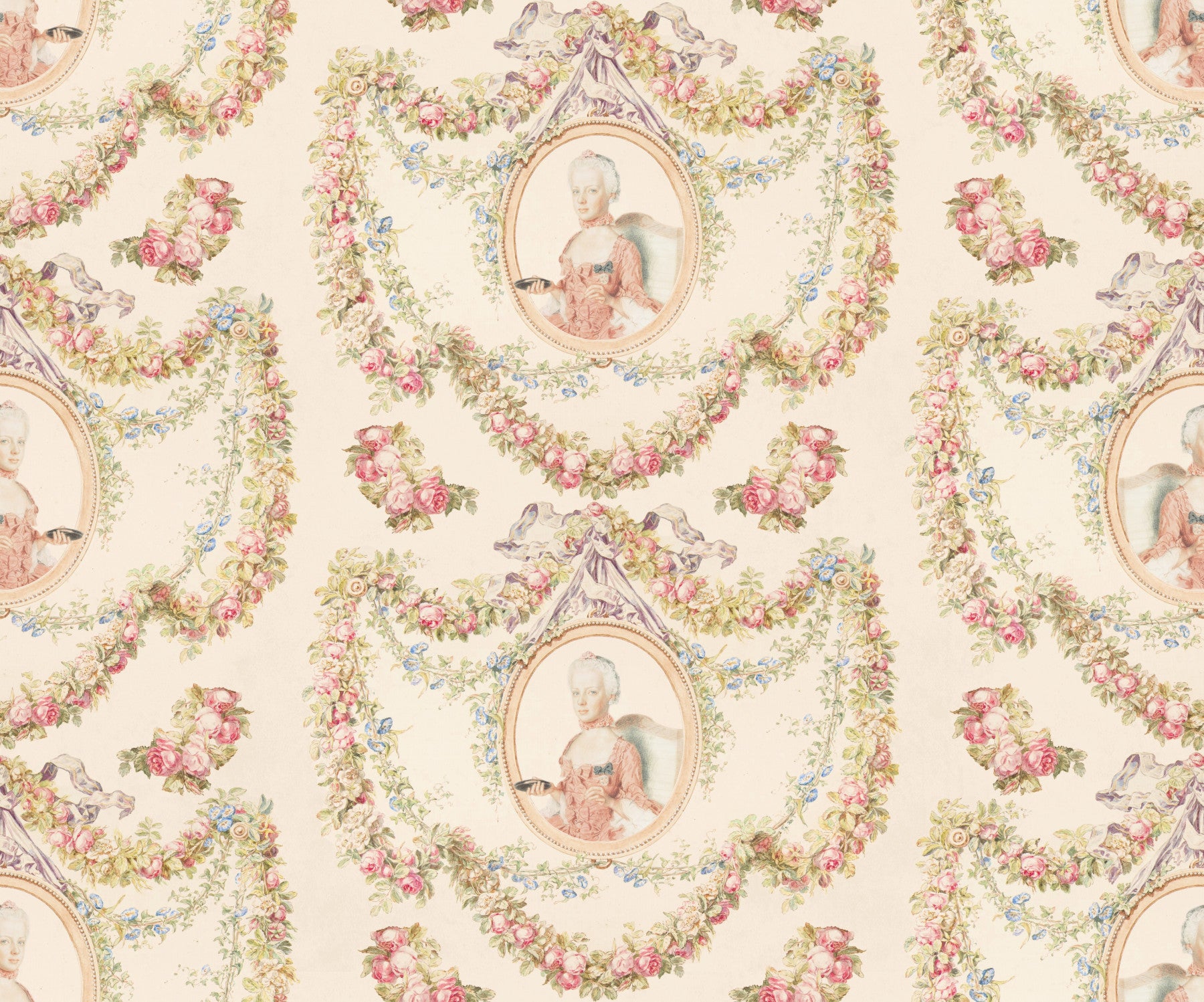 Rococo Romance Wallpaper⁠ in your room — zoomed