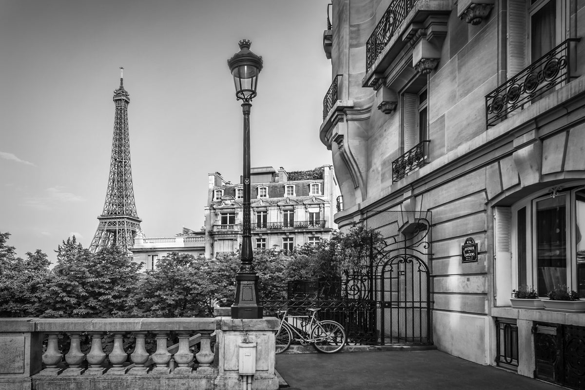Charme parisien | murale monochrome murale in your room