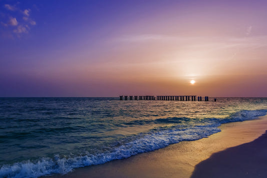 Gasparilla Island Sunset Wall -Wandgemälde