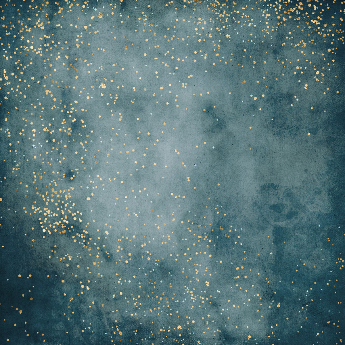 Galactic Dust - Sea Blue Wall Mural in your room — zoomed