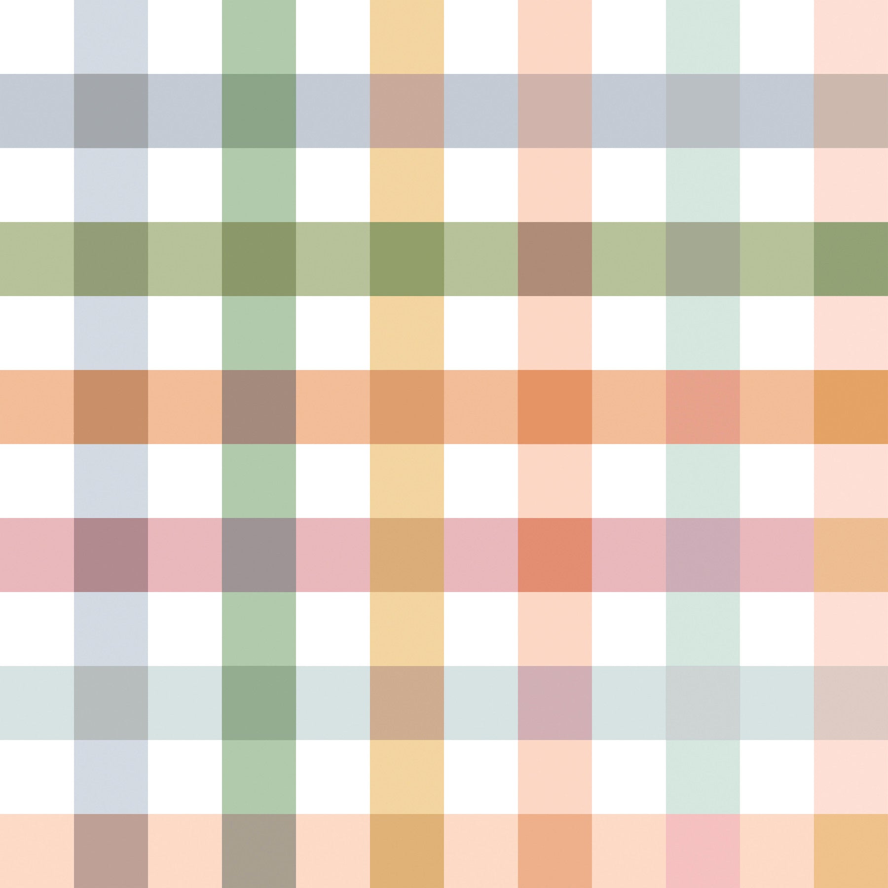 Sfondo di campagna geometrica di Gingham primavera