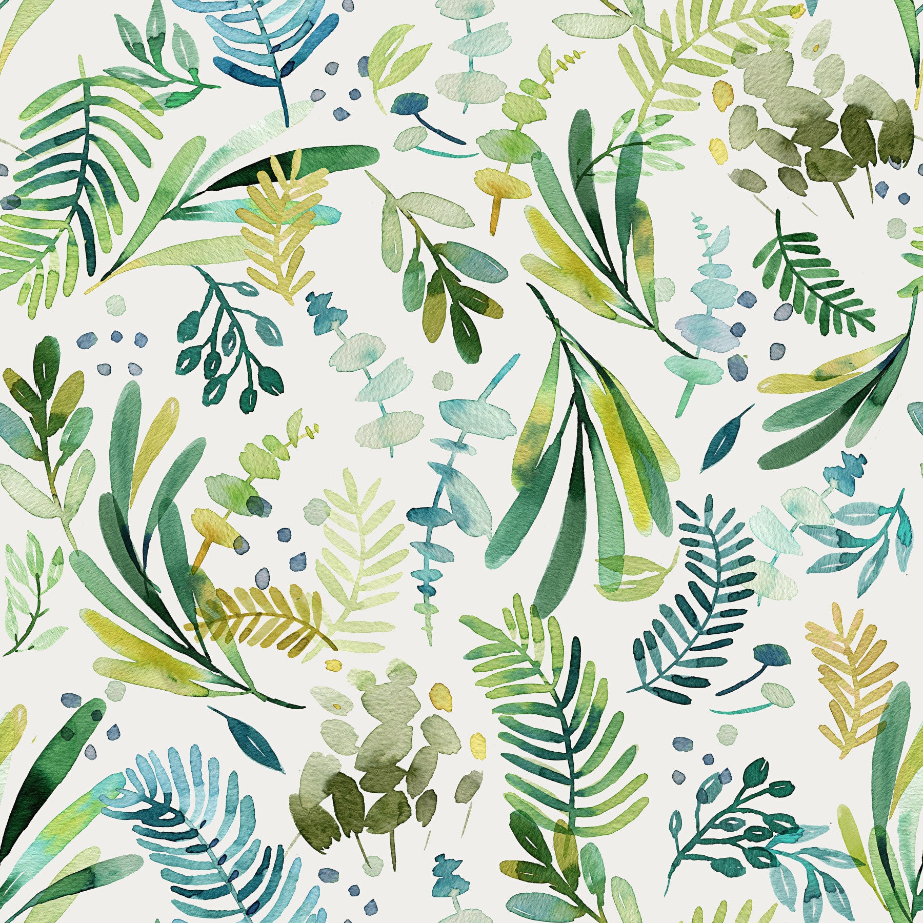 Toscane Olive Leaf Nature Green Wallpaper⁠ in your room — zoomed