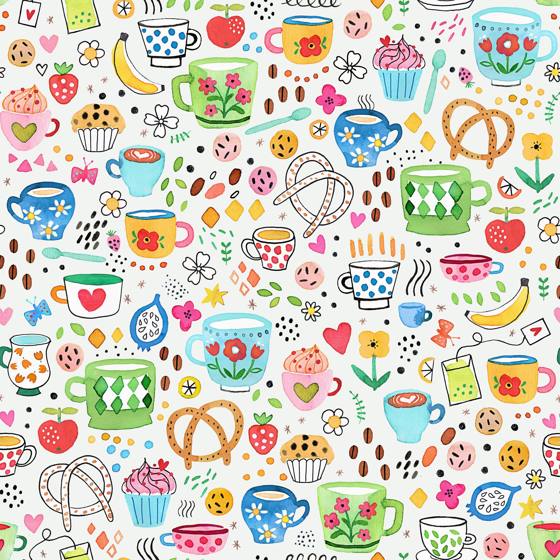 Vintage Kitchen Food Restaurant Wallpaper⁠