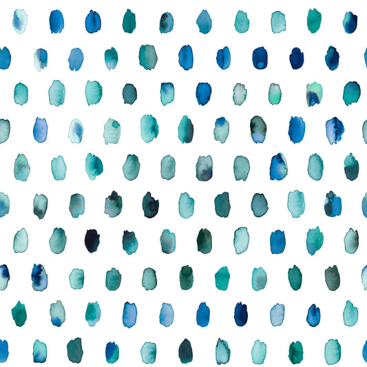 Palette de points aquarelles Palette peint bleu⁠